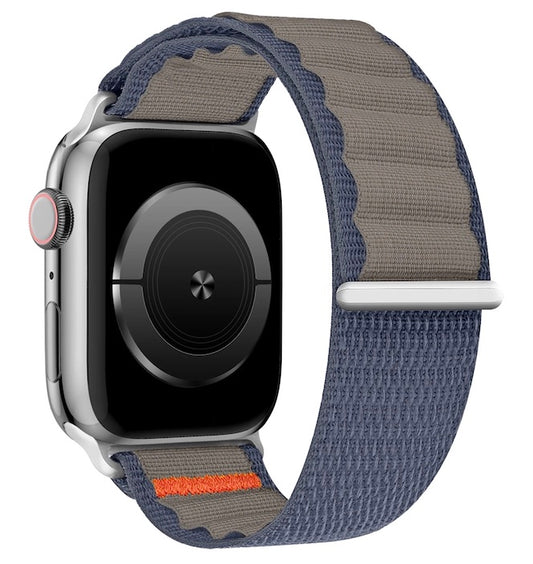 velvoo weiches Nylonarmband mit Klettverschluss für Apple Watch verschieden Farben