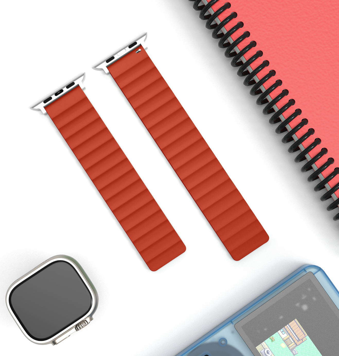 velvooband Magnetisches weiches Silikonarmband für Apple Watch
