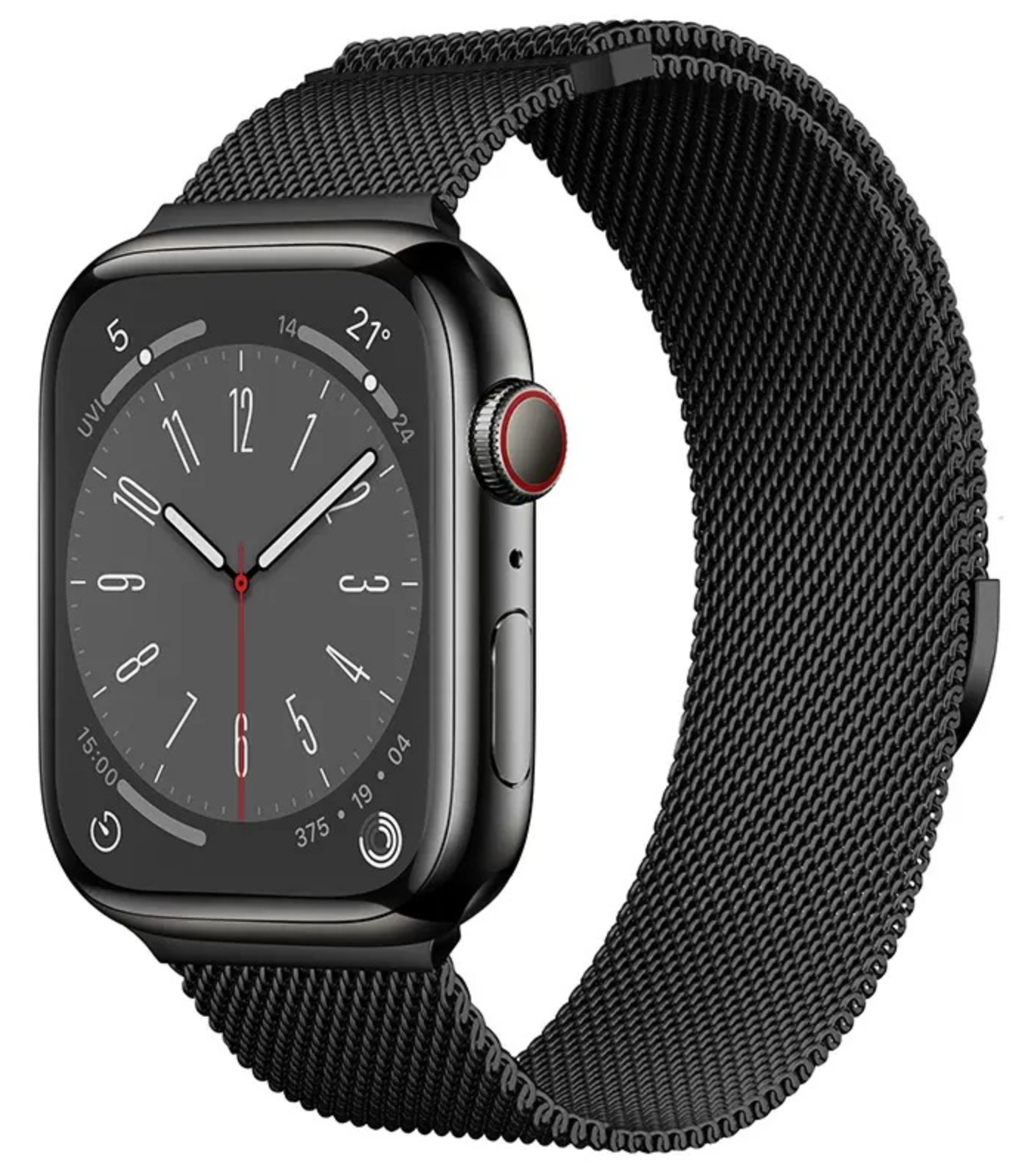 velvooband Hochwertiges Milanaise Edelstahlarmband für Apple Watch