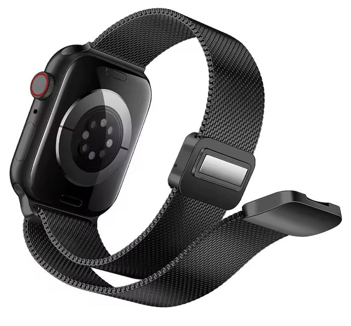 velvooband Elegant Magnatisches Milanaise Edelstahlarmband für Apple Watch verschiedene Farben