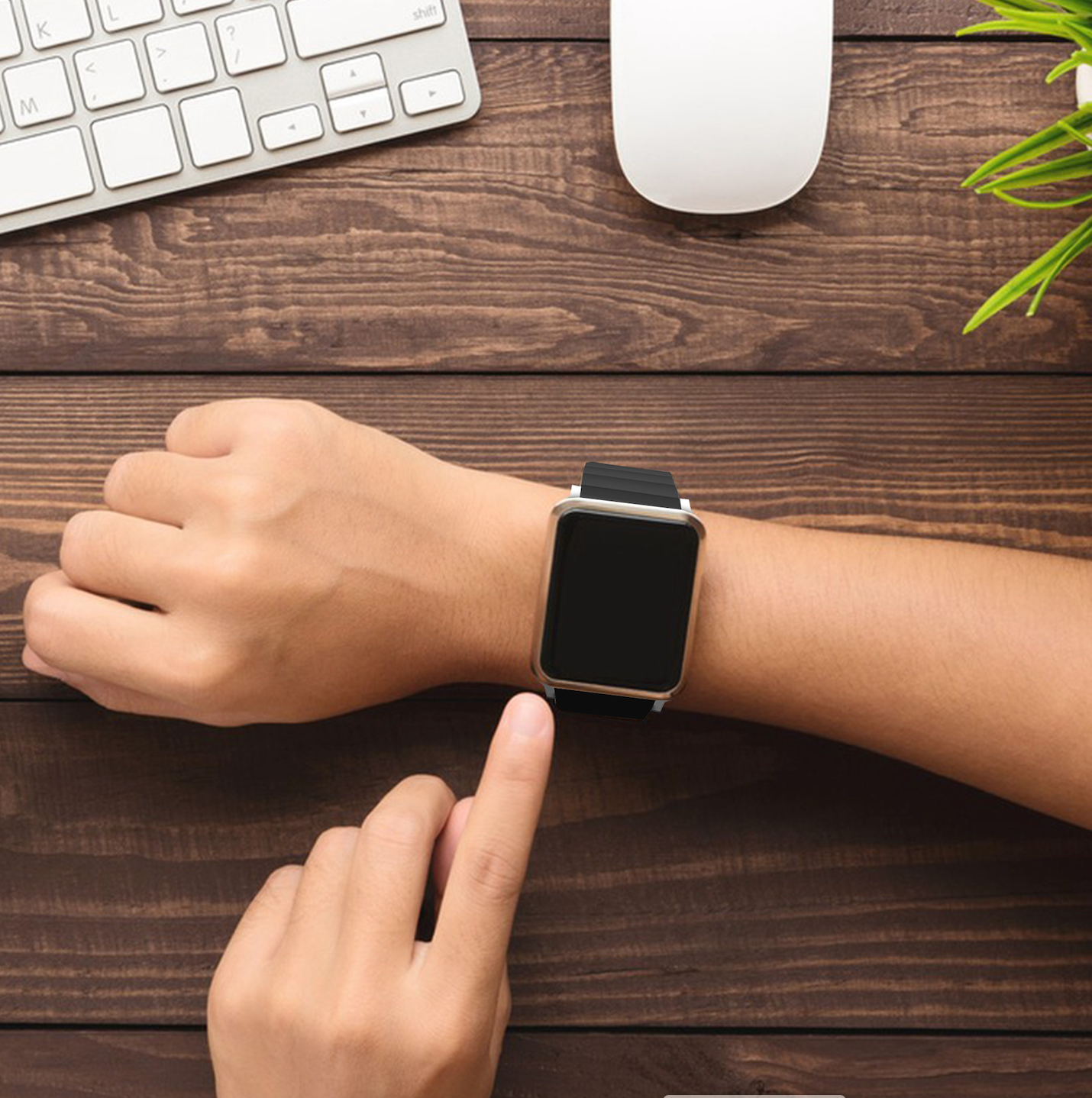 velvooband Magnetisches weiches Silikonarmband für Apple Watch
