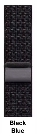 velvooband Nylon Sportloop Armband mit Lasche für Apple Watch verschiedene Farben