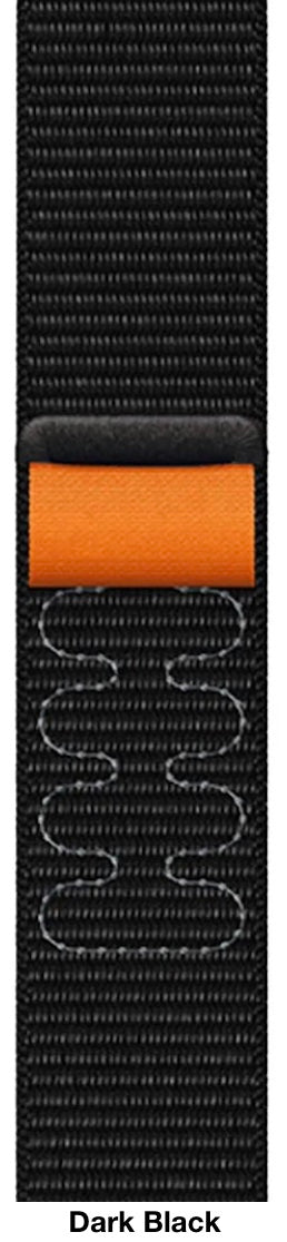 velvooband Nylon Sportloop Armband mit Lasche für Apple Watch verschiedene Farben