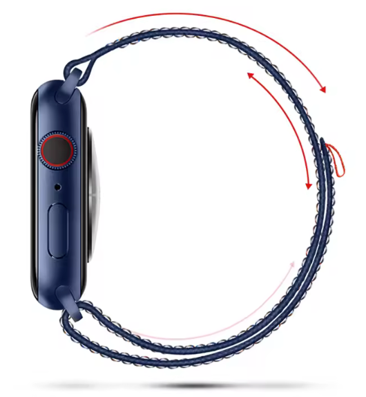 Velvoo Nylon Sport Loop Armband Kompatibel mit Apple Watch, Ersatz Sport Uhrenarmband für iWatch Unisex