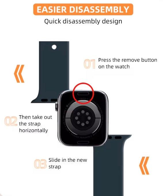 velvooband Silikon Sport Armbänder für Apple Watch verschiedene Farben