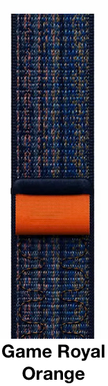 velvooband Nylon Sportloop Armband mit Lasche für Apple Watch verschiedene Farben