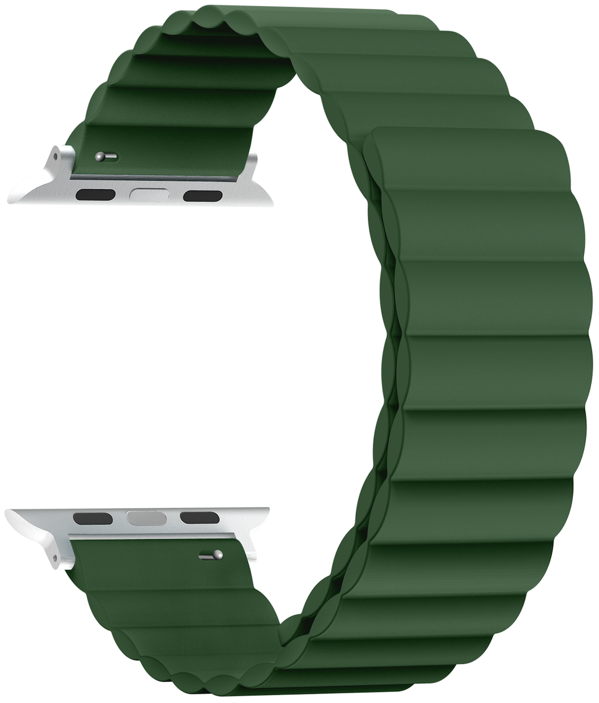 velvooband Magnetisches weiches Silikonarmband für Apple Watch
