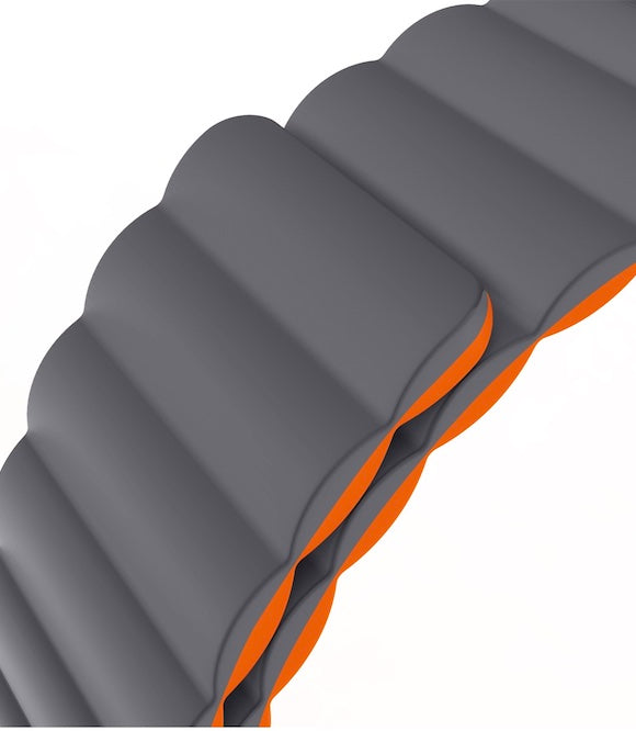 velvooband Doppelseitiges Magnetisches Weiches Silikonarmband für Apple Watch verschiedene Farben