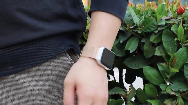 velvooband Elegant Magnatisches Milanaise Edelstahlarmband für Apple Watch verschiedene Farben