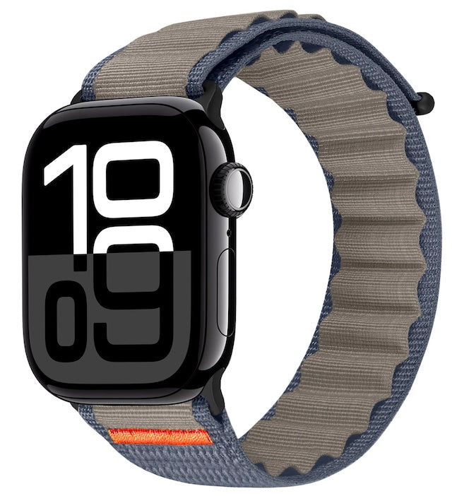 velvoo weiches Nylonarmband mit Klettverschluss für Apple Watch verschieden Farben