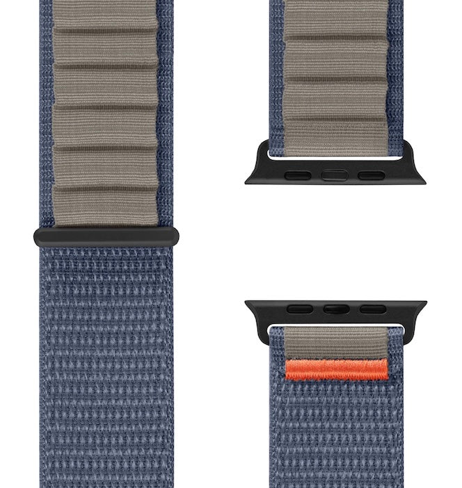 velvoo weiches Nylonarmband mit Klettverschluss für Apple Watch verschieden Farben