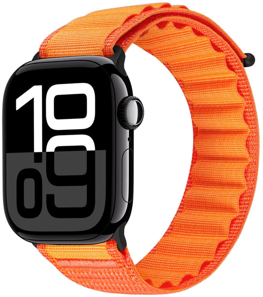 velvoo weiches Nylonarmband mit Klettverschluss für Apple Watch verschieden Farben