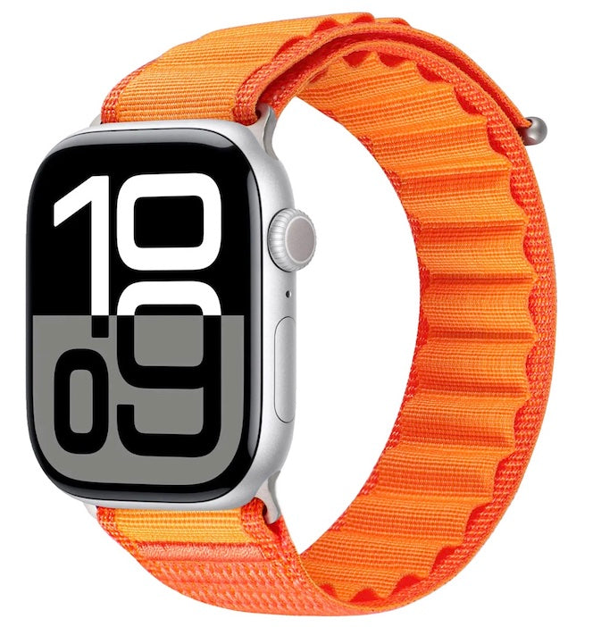 velvoo weiches Nylonarmband mit Klettverschluss für Apple Watch verschieden Farben