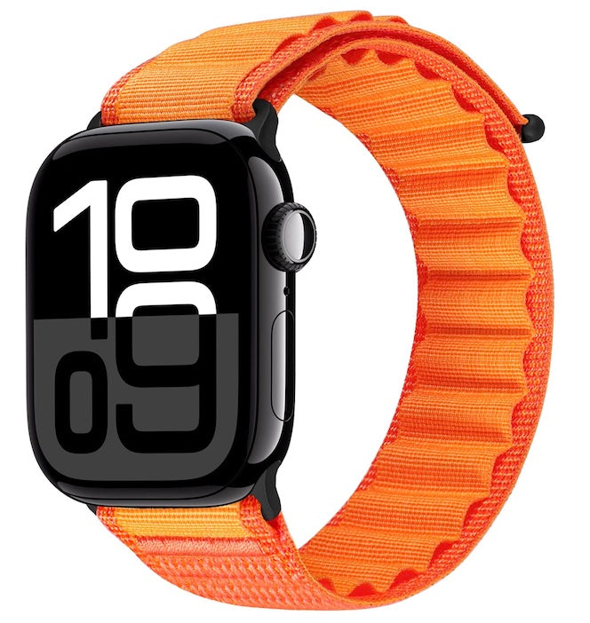 velvoo weiches Nylonarmband mit Klettverschluss für Apple Watch verschieden Farben