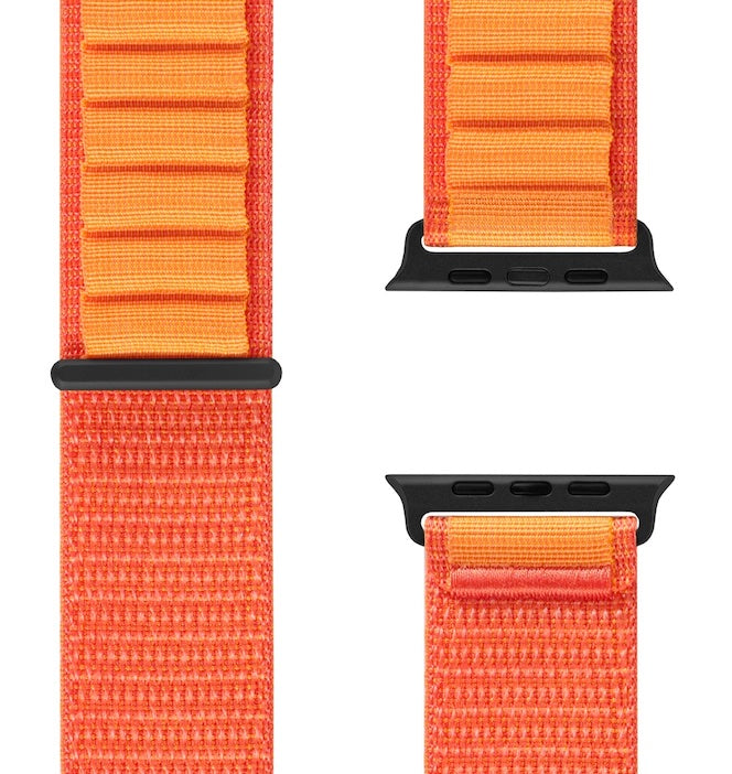 velvoo weiches Nylonarmband mit Klettverschluss für Apple Watch verschieden Farben