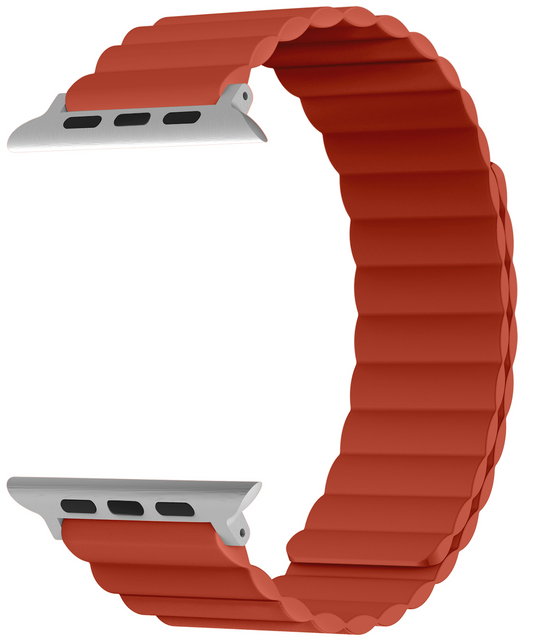 velvooband Magnetisches weiches Silikonarmband für Apple Watch