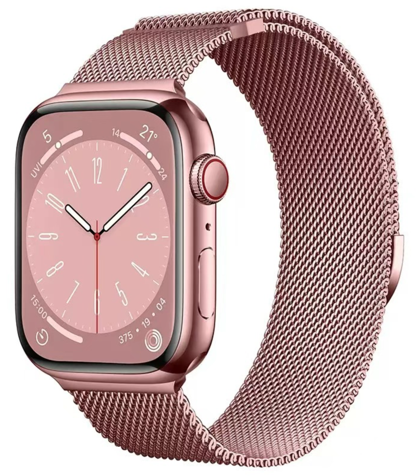 velvooband Hochwertiges Milanaise Edelstahlarmband für Apple Watch