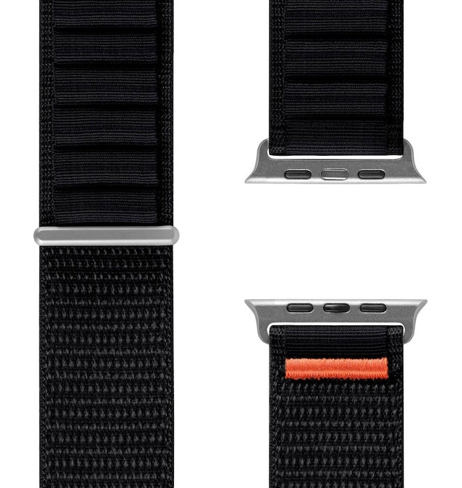 velvoo weiches Nylonarmband mit Klettverschluss für Apple Watch verschieden Farben