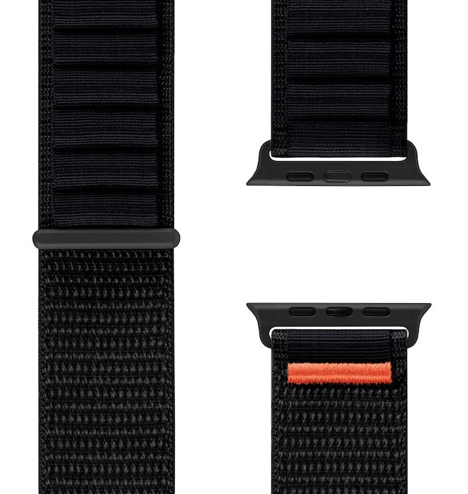 velvoo weiches Nylonarmband mit Klettverschluss für Apple Watch verschieden Farben