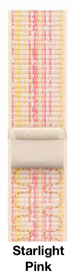 velvooband Nylon Sportloop Armband mit Lasche für Apple Watch verschiedene Farben